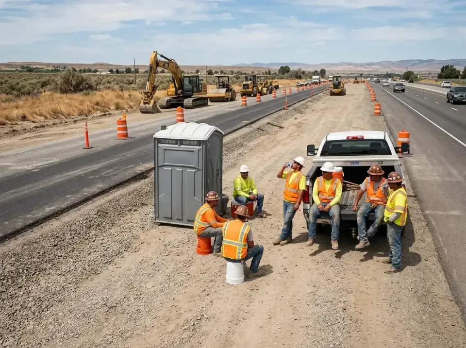 highway-road-construction-crew-007 — frequently asked questions, Porta Potty and Restroom Rentals in Kings Park West, VA